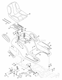 Part Location Diagram of 756-04331 MTD Pulley-roller Cabl